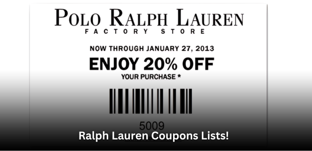 Ralph Lauren Coupons