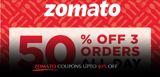 Top Zomato coupons